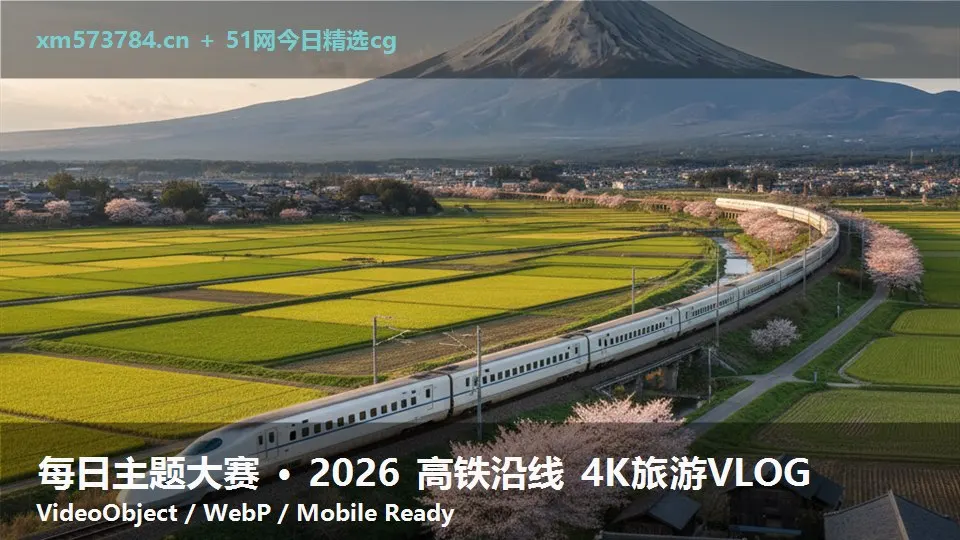 每日主题大赛 · 2026 高铁沿线 4K旅游VLOG
