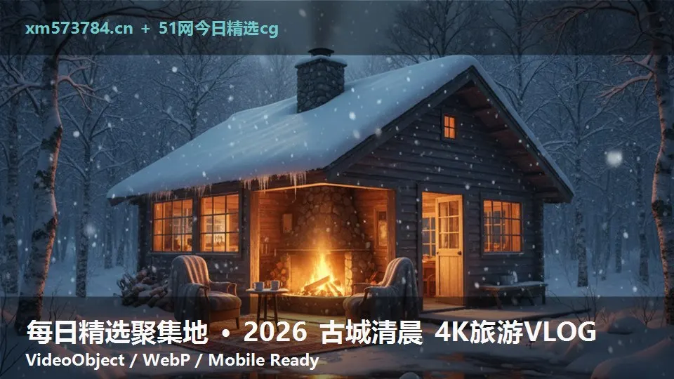 每日精选聚集地 · 2026 古城清晨 4K旅游VLOG