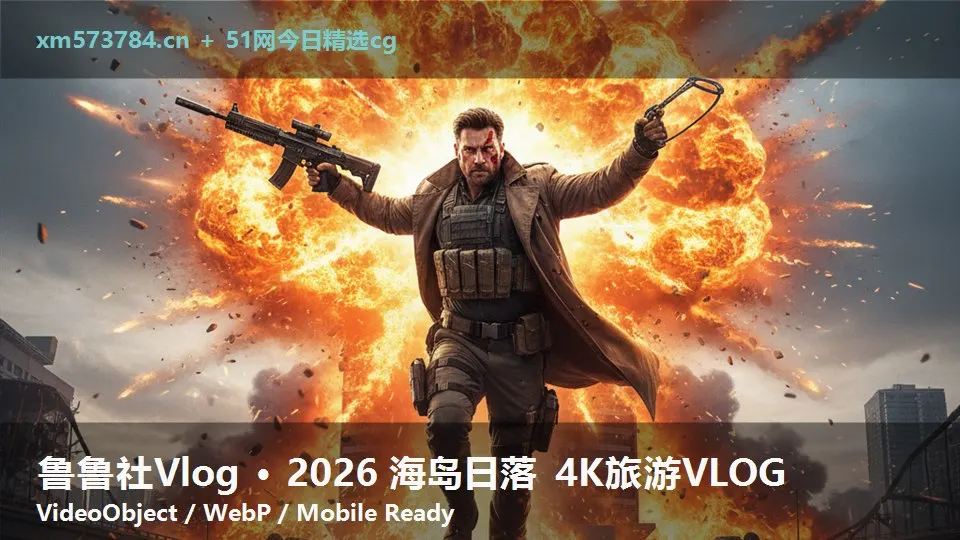 鲁鲁社Vlog · 2026 海岛日落 4K旅游VLOG